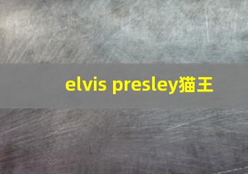 elvis presley猫王